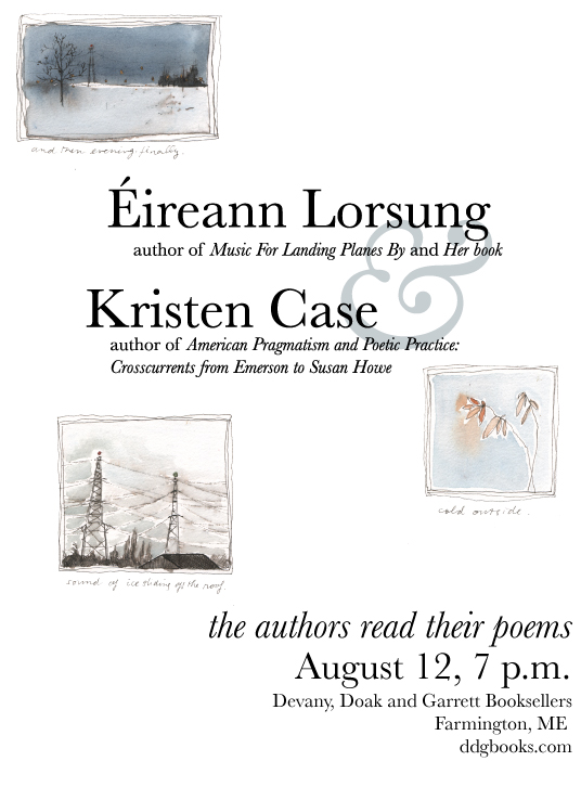 Éireann Lorsung and Kristen Case read | Farmington, ME | Augut 12, 2013